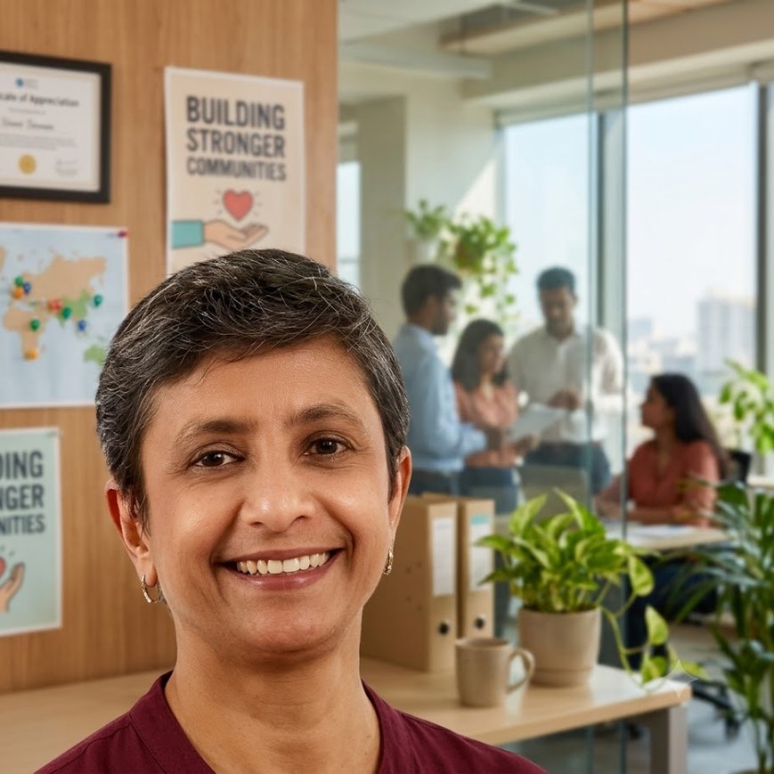 Portrait of Meena Raghunathan